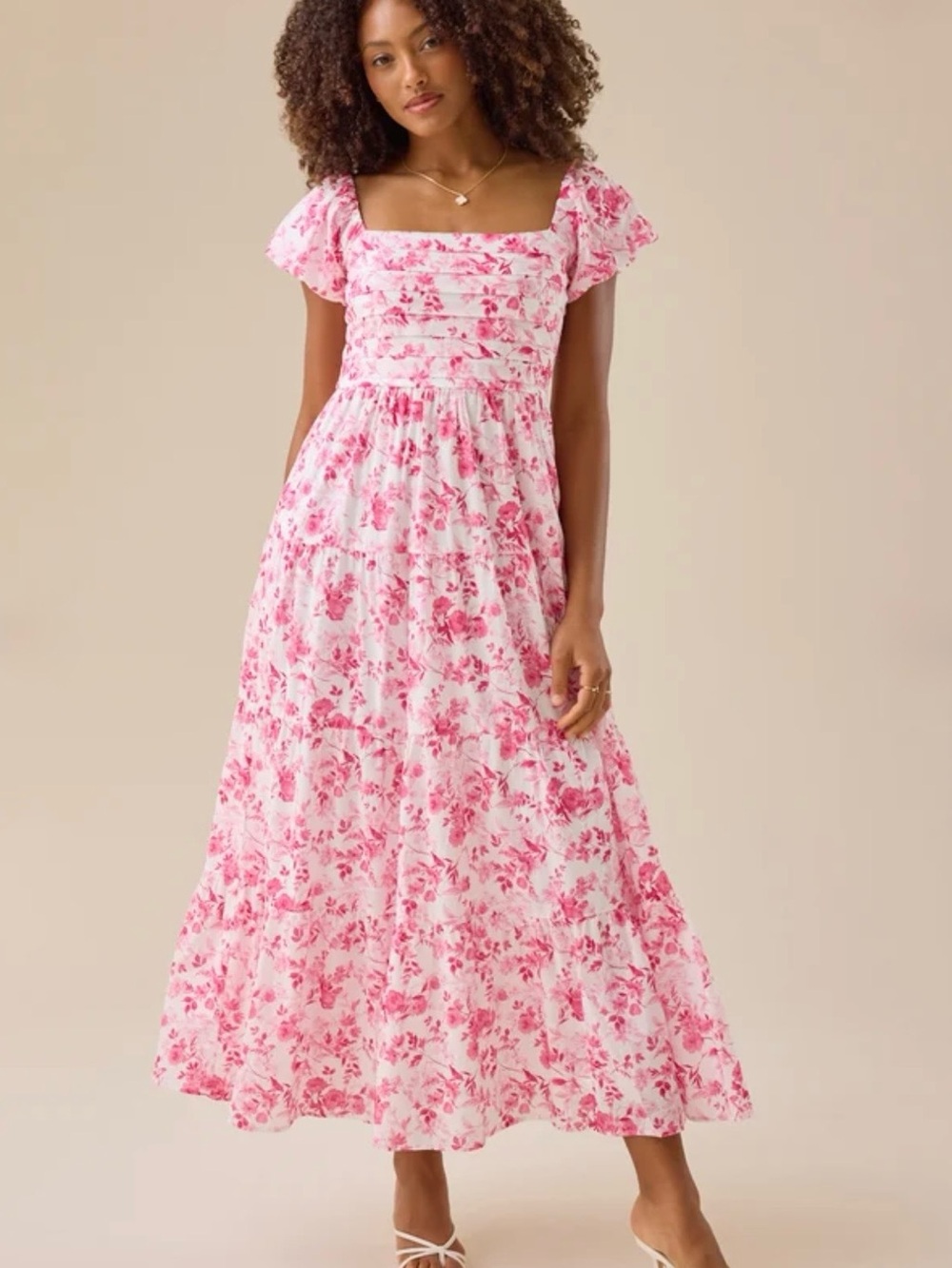 Altar'd State Adeline Floral Maxi Dress